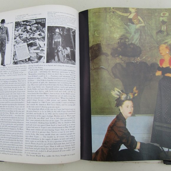 In Vogue Book British Fashion History Hardcover Coffee Table Howell 1975 - Picture 5 of 10